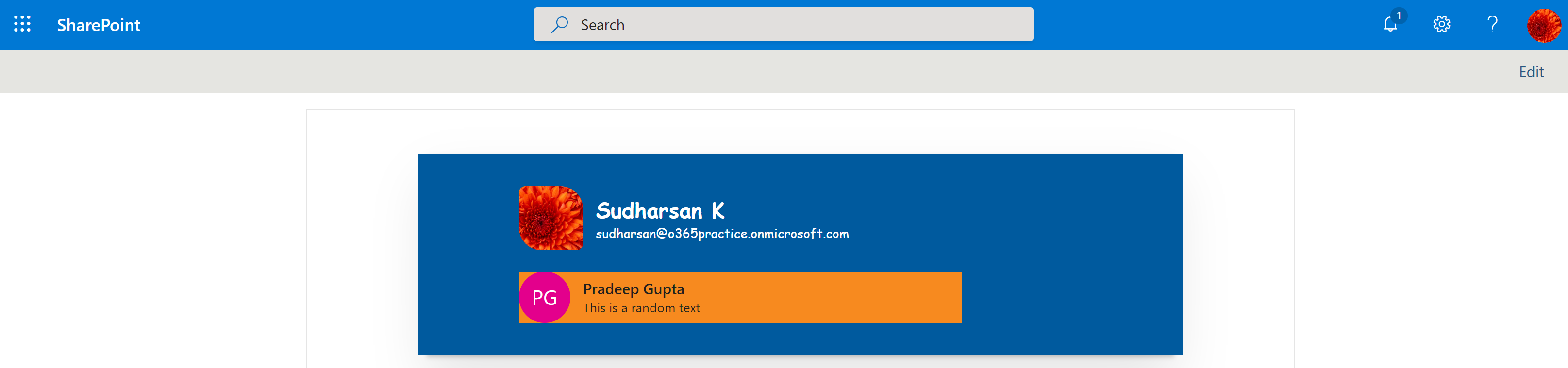 SPFx – Using MSGraph Toolkit | Knowledge Share