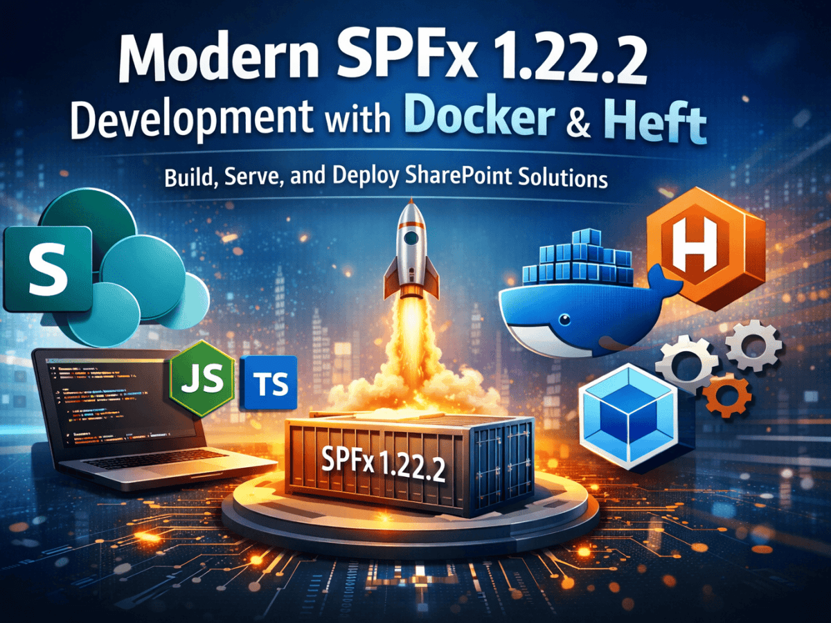 🧠 Modern SPFx Development with v1.22.2, Heft, and&nbsp;Docker
